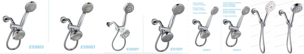 Rainfall Shower Head High-Pressure Hand Held Shower, Shower Head Shower Combo E51001, Hotelspa