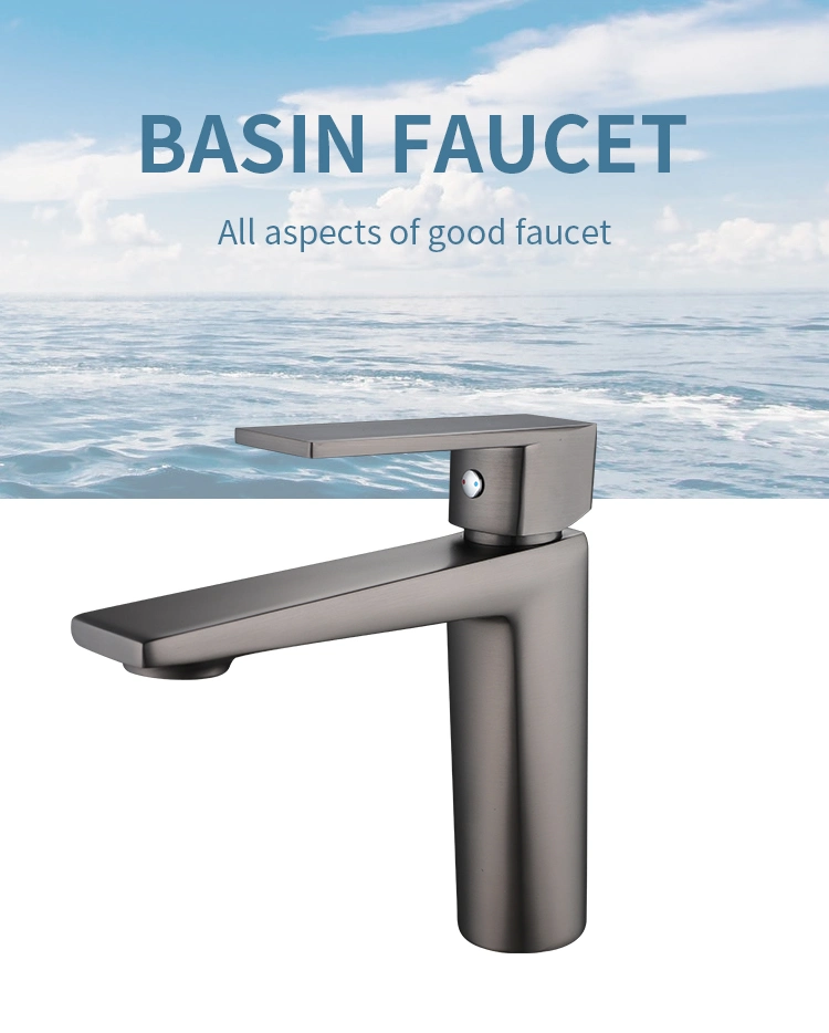 Tiema Sanitary Ware Single Hole Waterfall Water Tap Bathroom Kitchen Brass Mixer Basin Faucet Sample Customization