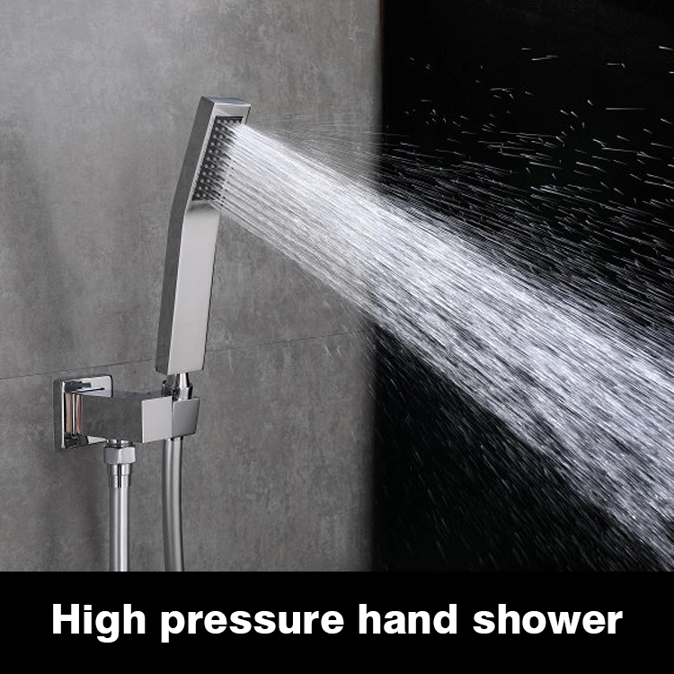 Sanipro 3 Function Shower Head System Rain Waterfall Bathroom Faucet Tap Bath Mixer Concealed Wall Mounted Shower Set