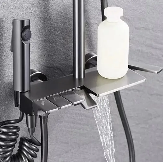 Shower Faucet Set for Bathroom Mixer Brass Body Shower