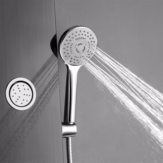 Shower Panel Tower Rainfall Waterfall Shower Head Body Jets 3