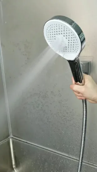 Sanitary Ware Shower Bar Thermostatic Shower D Shape Mixer Faucet Thermostatic Shower System Sliding Bar with Sliding Rail Shower Set 