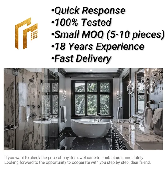 Factory Direct Price Luxury Roman Tub 4 Way Shower Mixer Combo 