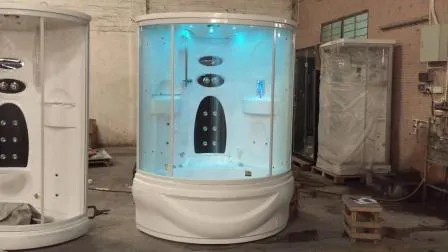 The Scottish Bath Hot Cold Cycle Bath Steam Room Shower Combo with Foot Massage 