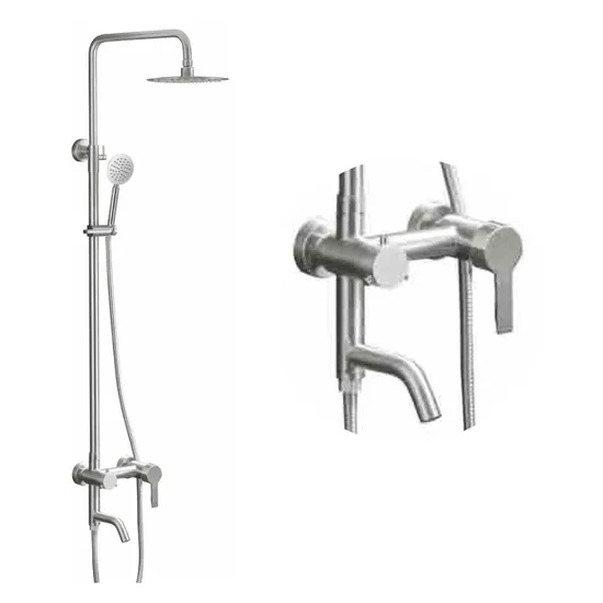 Manufacturer Supply Stainless Steel Shower Faucet Watermark Certified System 