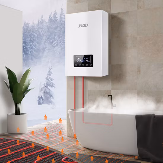 Jnod All in One Heat System with High Temperature Outlet 85c Electric Boilers for House Heating and Hot Tub Shower
