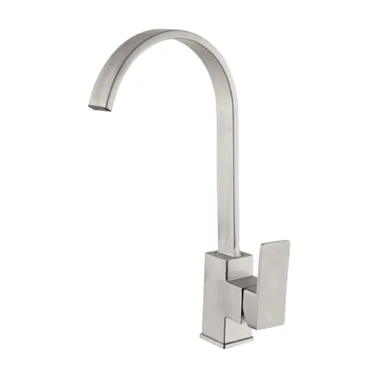 Kitchen Mixer Faucet with Elegant 304 Stainless Steel Finish for Effortless Mixing 