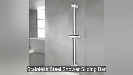 Top Sale Bathroom Wall Mounted Stainless Steel Shower Sliding Bar to Adjust Shower Head Height 