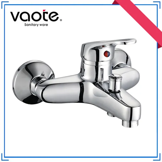 Wall Mounted Zinc Single Lever Bath Shower Tap Bathroom Bath Faucet Mixer (VT 10401Z) 