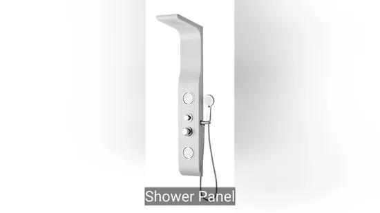 Premium Stainless Steel Rainfall Hydro Massage Shower Panel System 