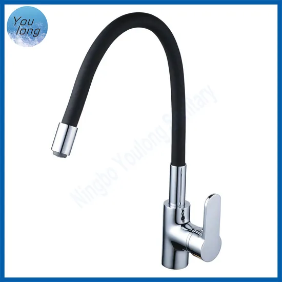 Popular Kitchen Faucet with Color Black Pipe Sanitary Water Tap 