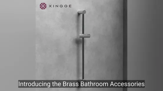 Adjustable Shower Sliding Bar with Soap Dish and Handheld Showerhead 