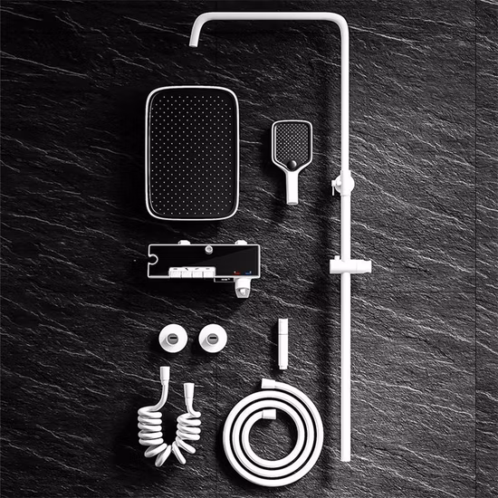 Shower Mixer Metered Faucets Brass Shower System in