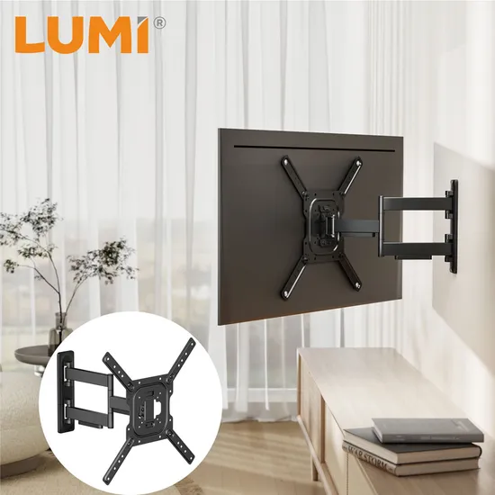 LUMI Full Motion TV Holder Hanger Articulating LED LCD TV Wall Mount Bracket for 23