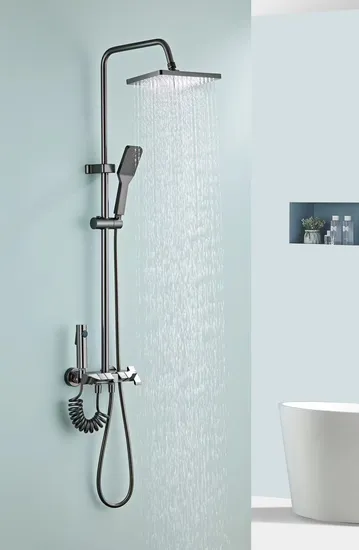 Factory Price 4109 New Design Luxury Wall Mounted High Pressure Rainfall Shower Set 