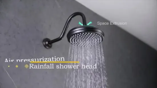 Antique Shower Jets System Brass Brushed Nickel Wall Mounted Shower Faucet Set Complete Multi Shower Head System Combo 