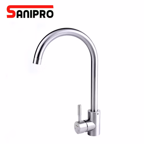 Sanipro Top Selling 304 Stainless Steel Sink Kitchen Faucet