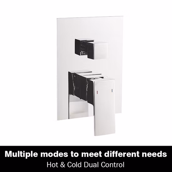 Sanipro 3 Function Shower Head System Rain Waterfall Bathroom Faucet Tap Bath Mixer Concealed Wall Mounted Shower Set