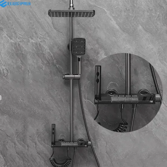 Wholesale Luxury Style Brass Digital Display Shower Set 