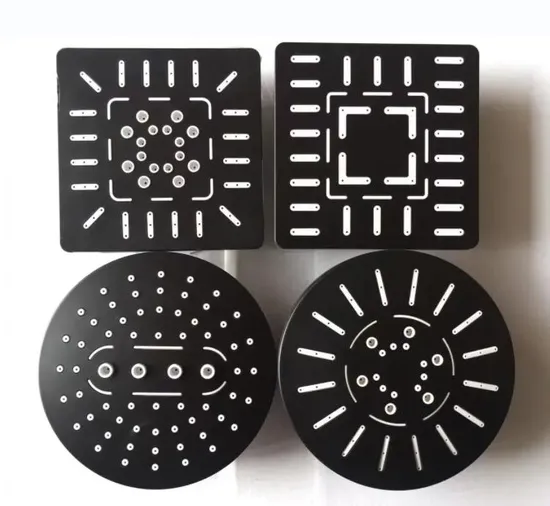 ABS Square Rainfall Bath Overhead Toilet Hand Shower 